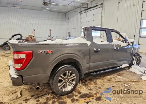 2021 Ford F150 Supercrew z USA, uszkodzony, nr VIN 1FTEW1EPXMFC83929